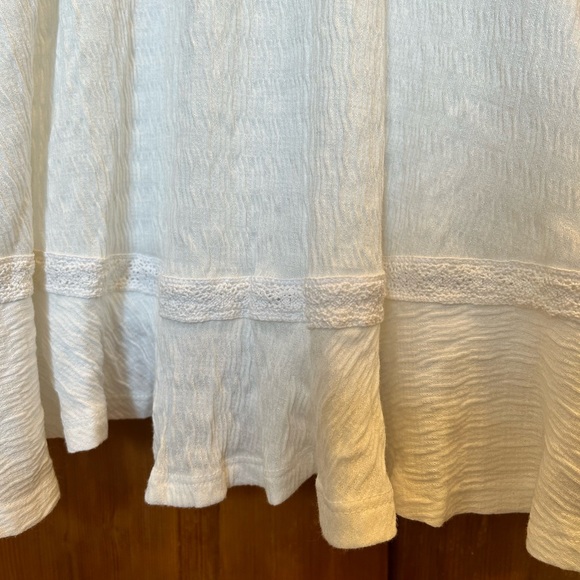 Maurices White Lace Front Skater Dress - Picture 6 of 8